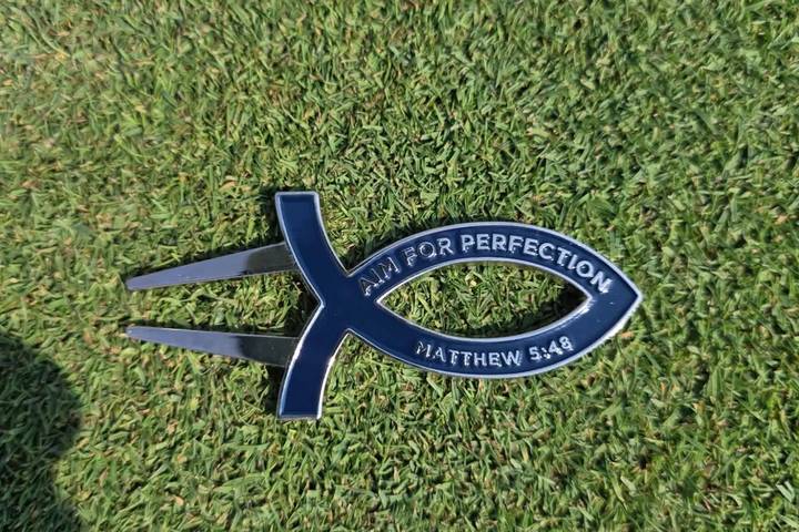 Navy Aim for Perfection divot tool
